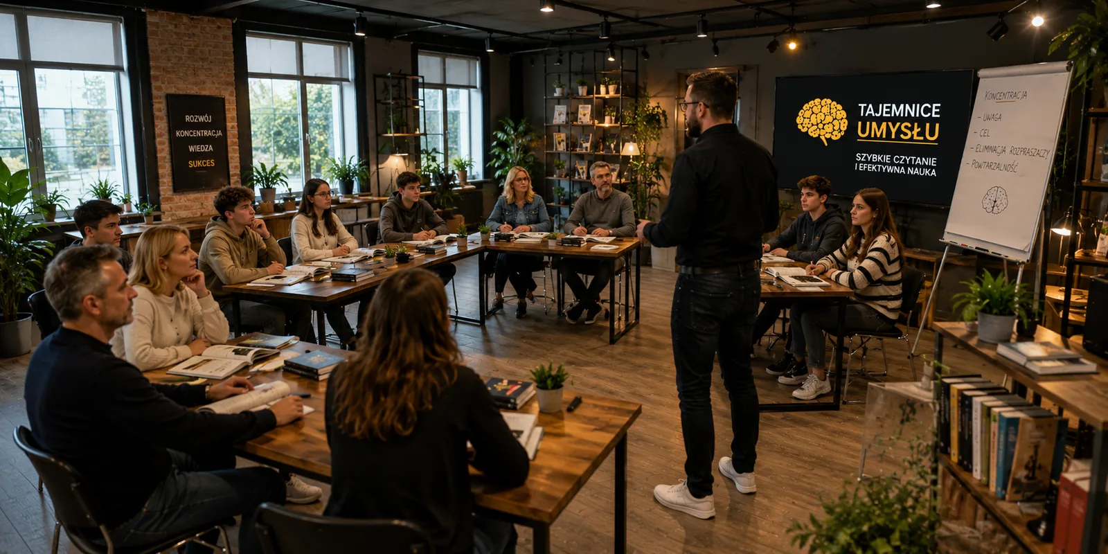 Kurs szybkiego czytania dla dorosłych &ndash; zajęcia grupowe Tajemnice Umysłu